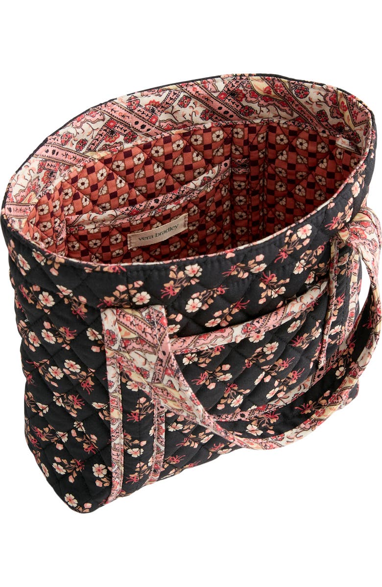 VERA BRADLEY Mini Hathaway Ditsy Floral Quilted Reversible Tote, Alternate, color, Melissa Ditsy