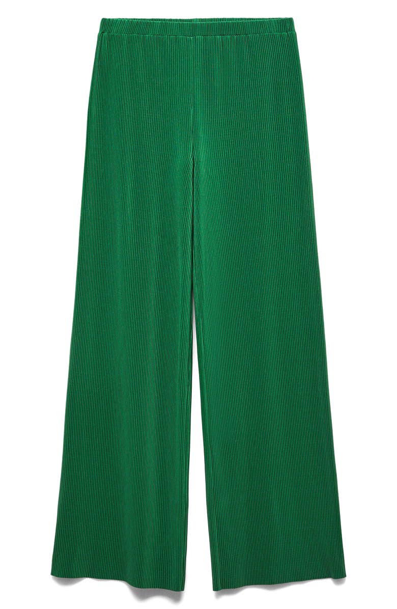 MANGO Pleated Palazzo Pants, Alternate, color,