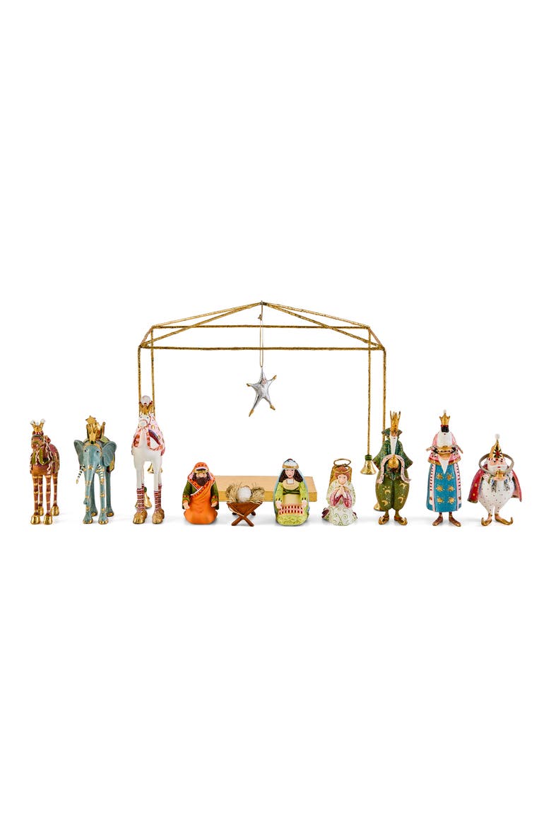 10-Piece Nativity Set, Alternate, color, MULTI