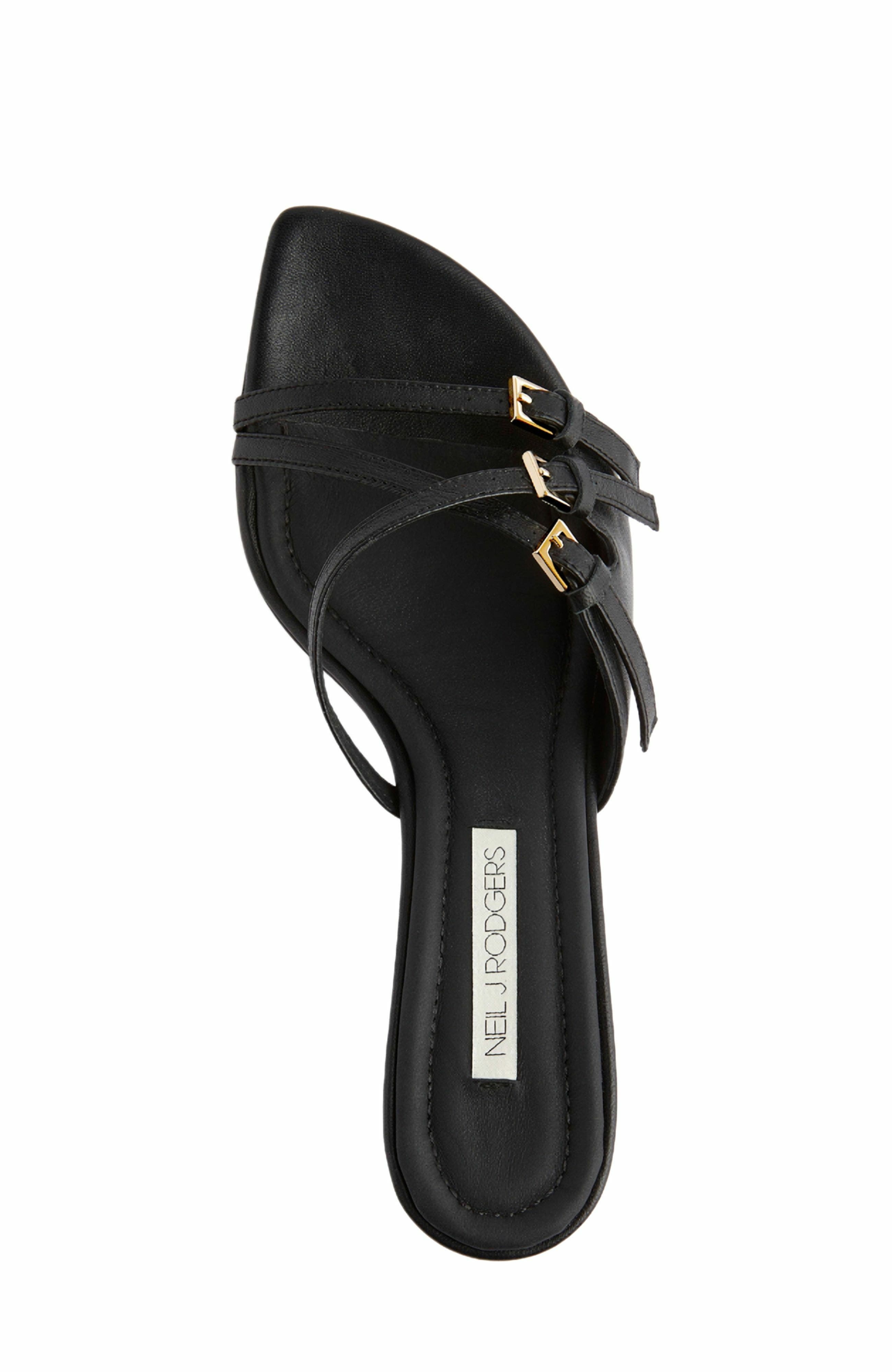 Lena Mule, Alternate, color, Black Nappa