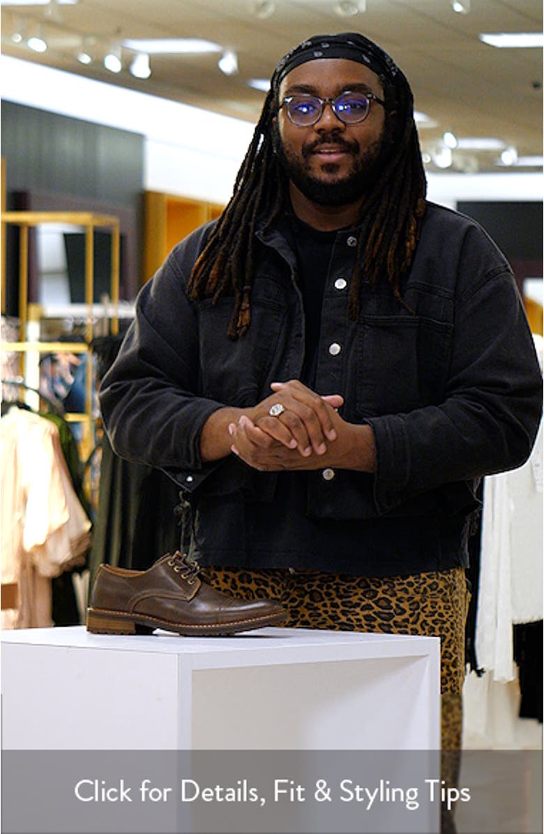 Nash Cap Toe Derby, sales video thumbnail