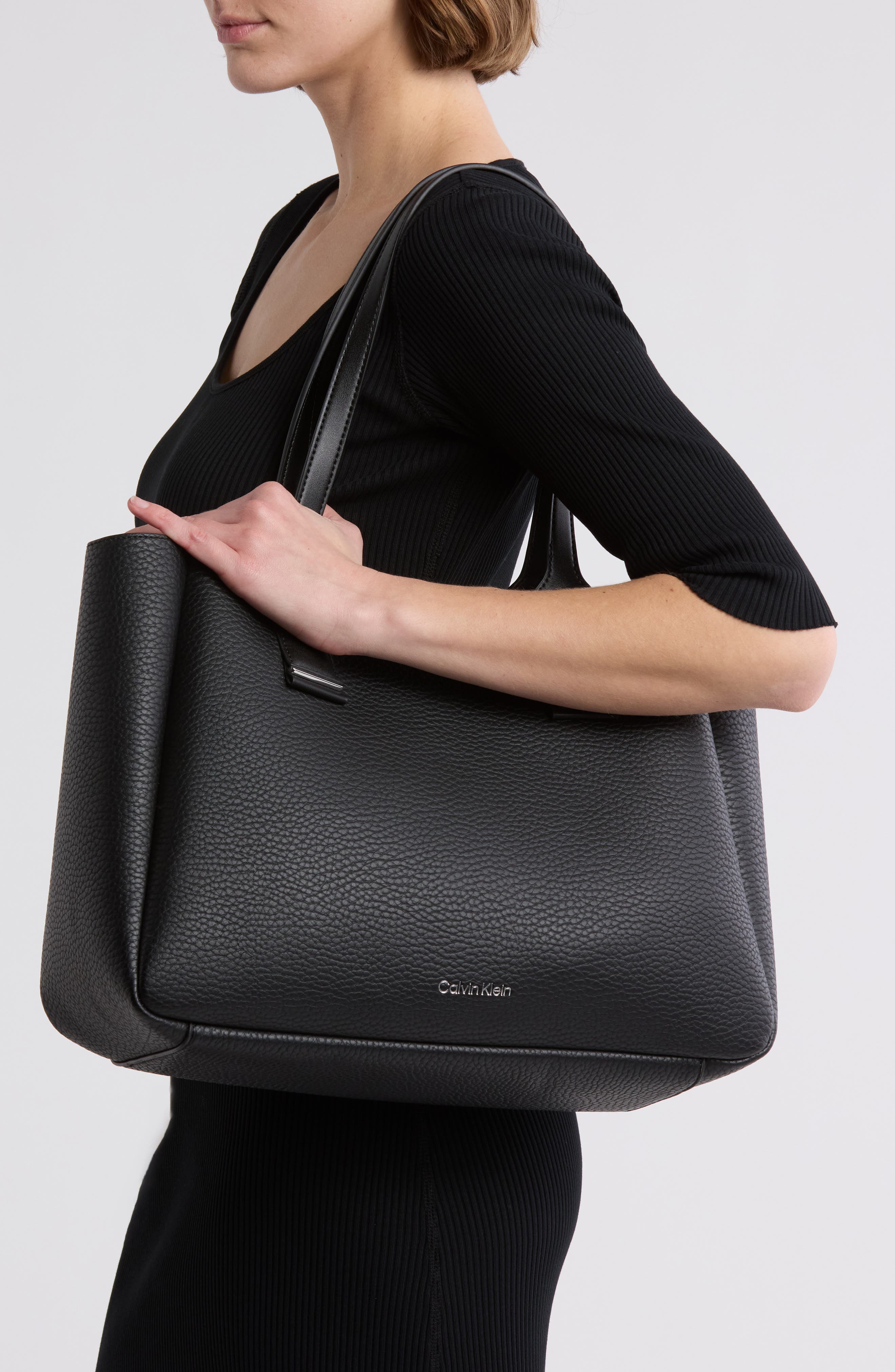 Calvin Klein Jett East/West Tote, Alternate, color, 