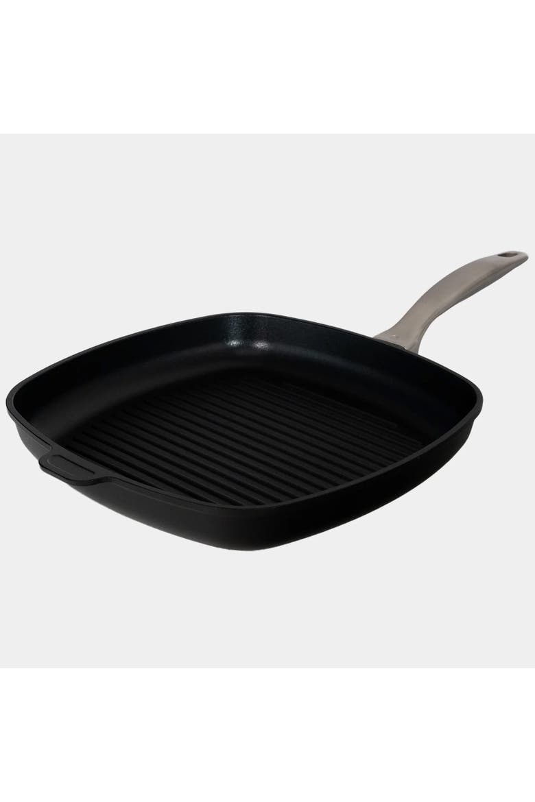CHD Nonstick 11-Inch x 11-Inch Square Grill Pan, Main, color, Black