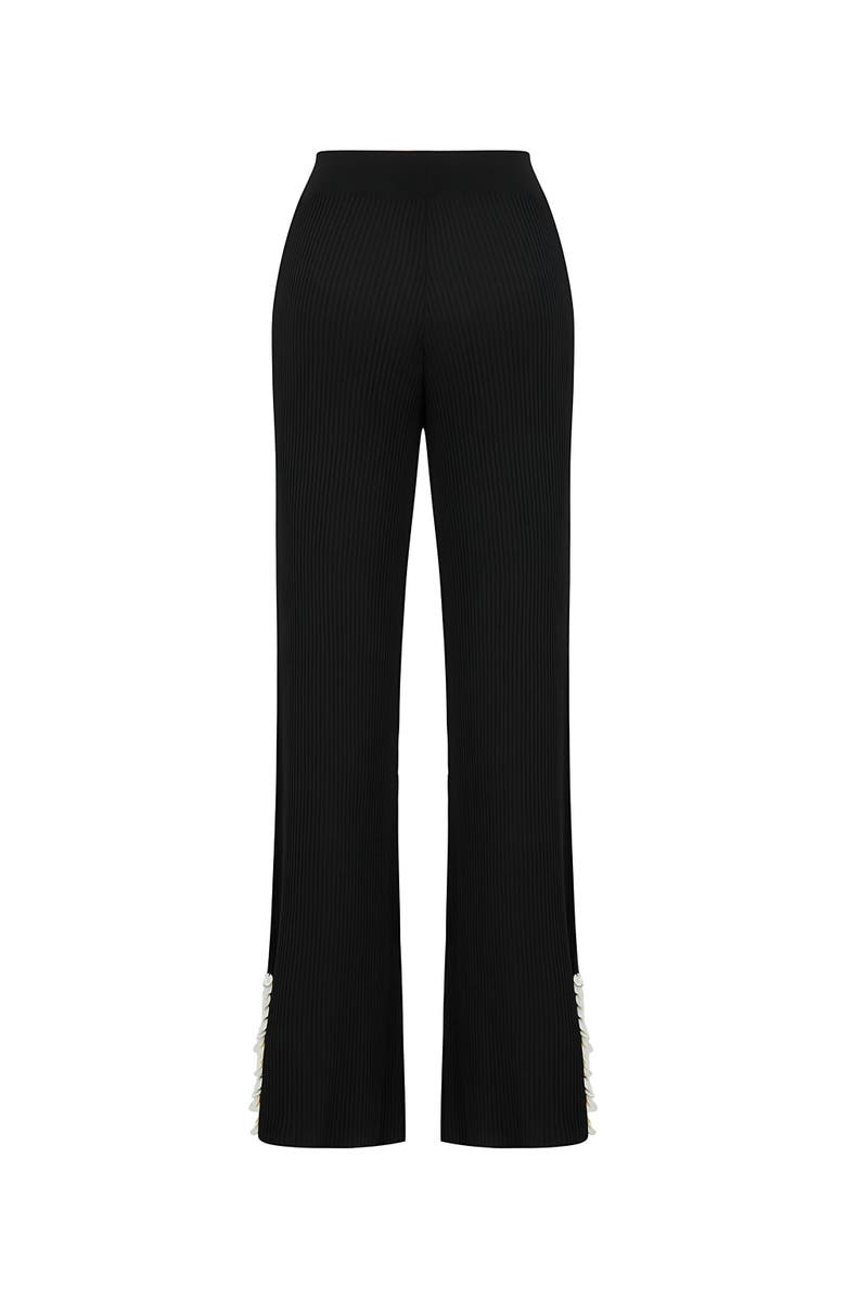 Nocturne Mother of Pearl Beaded Knit Pants, Alternate, color, 