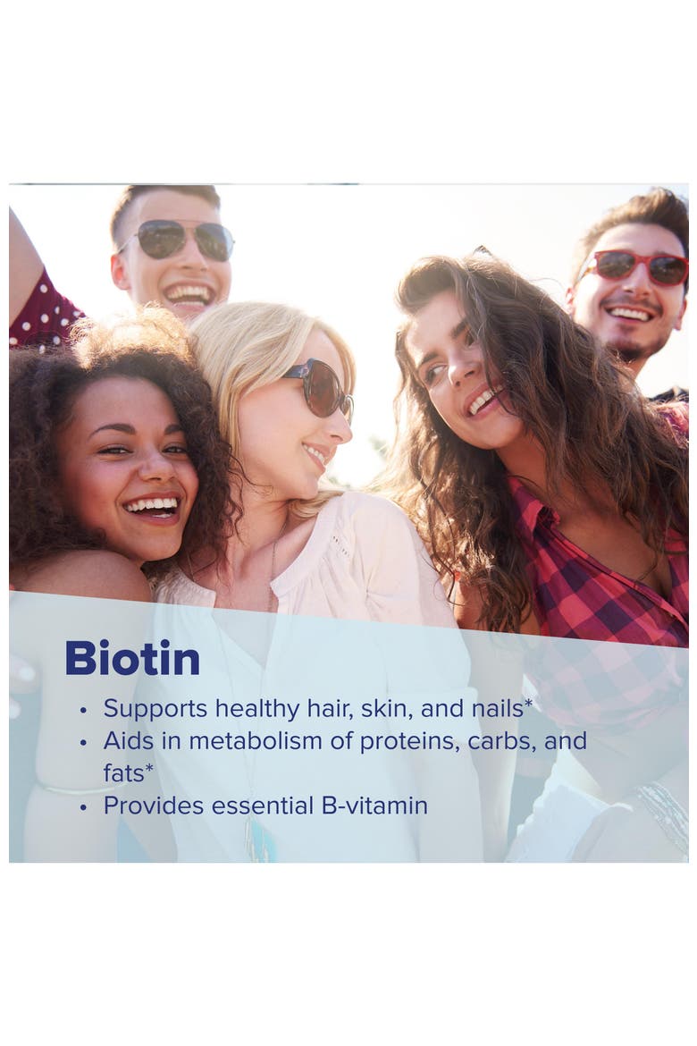 Biotin Sublingual Dissolving Tablets, Alternate, color, White