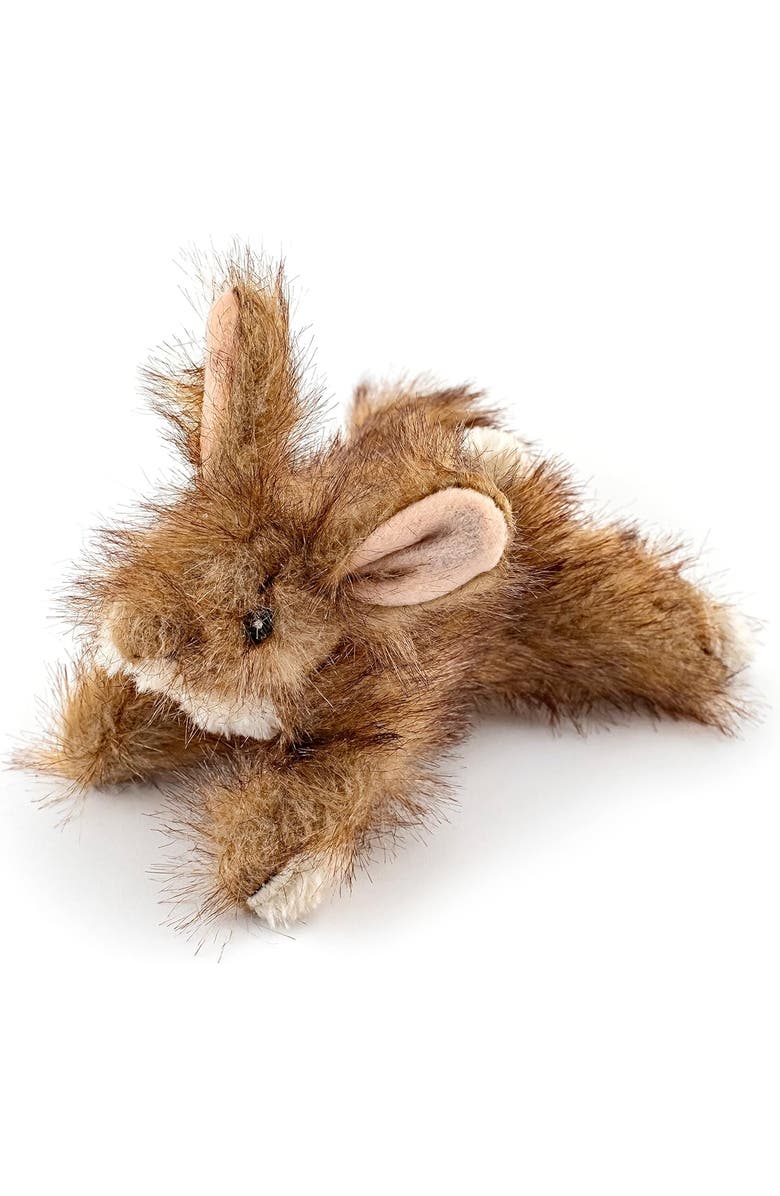 Ruffin' It Westminster Pet Woodlands Plush Dog Toy Rabbit, Alternate, color, Brown