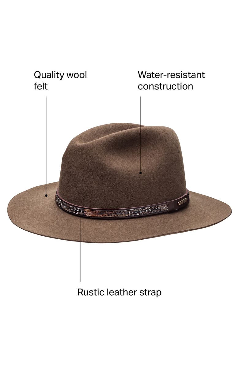 Stetson Jackson Hat, Alternate, color, Bronze