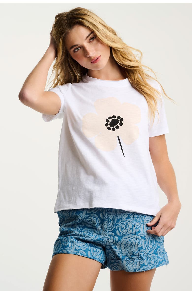 Lisa Todd Posy Posse Tee, Main, color, White