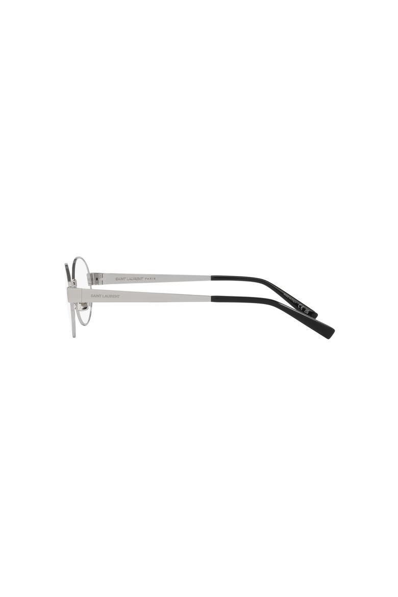 55mm Oval optical glasses, Alternate, color, Silver