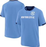FANATICS Men's Fanatics Blue New York City FC Stoppage Time Striker T-Shirt