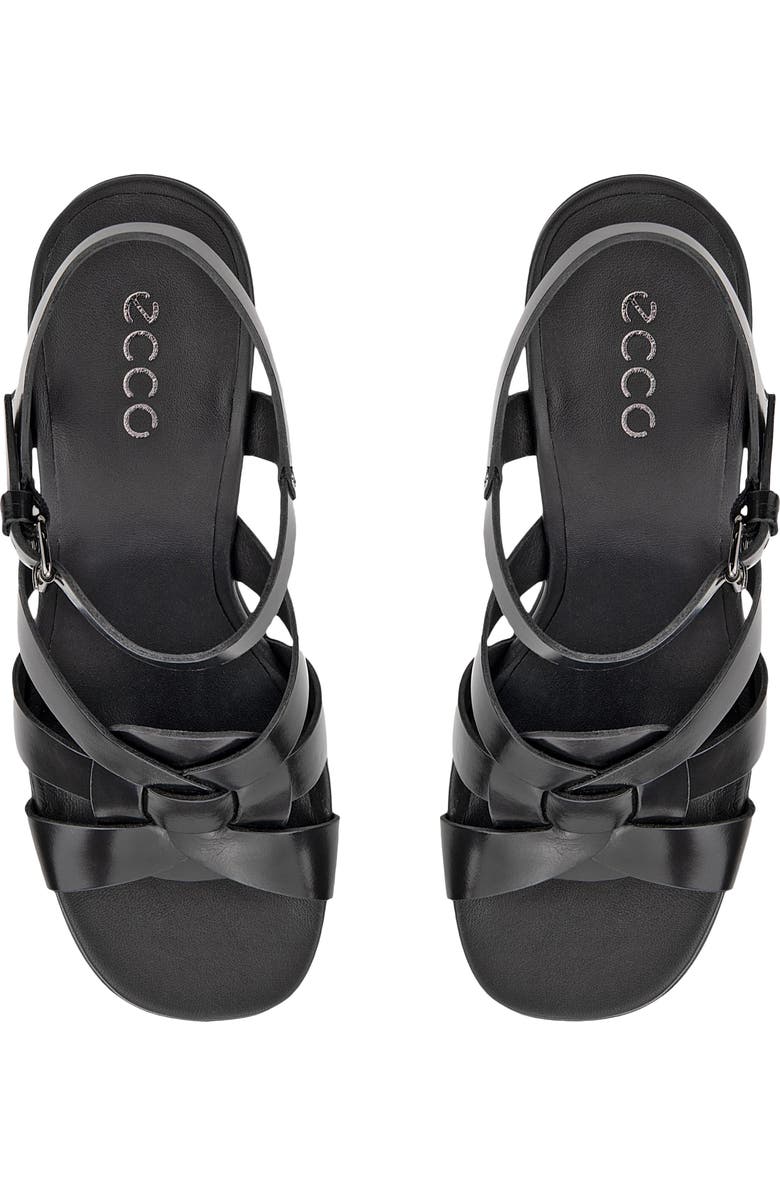 ECCO Sculpted Alba Block Heel Sandal, Alternate, color, Black