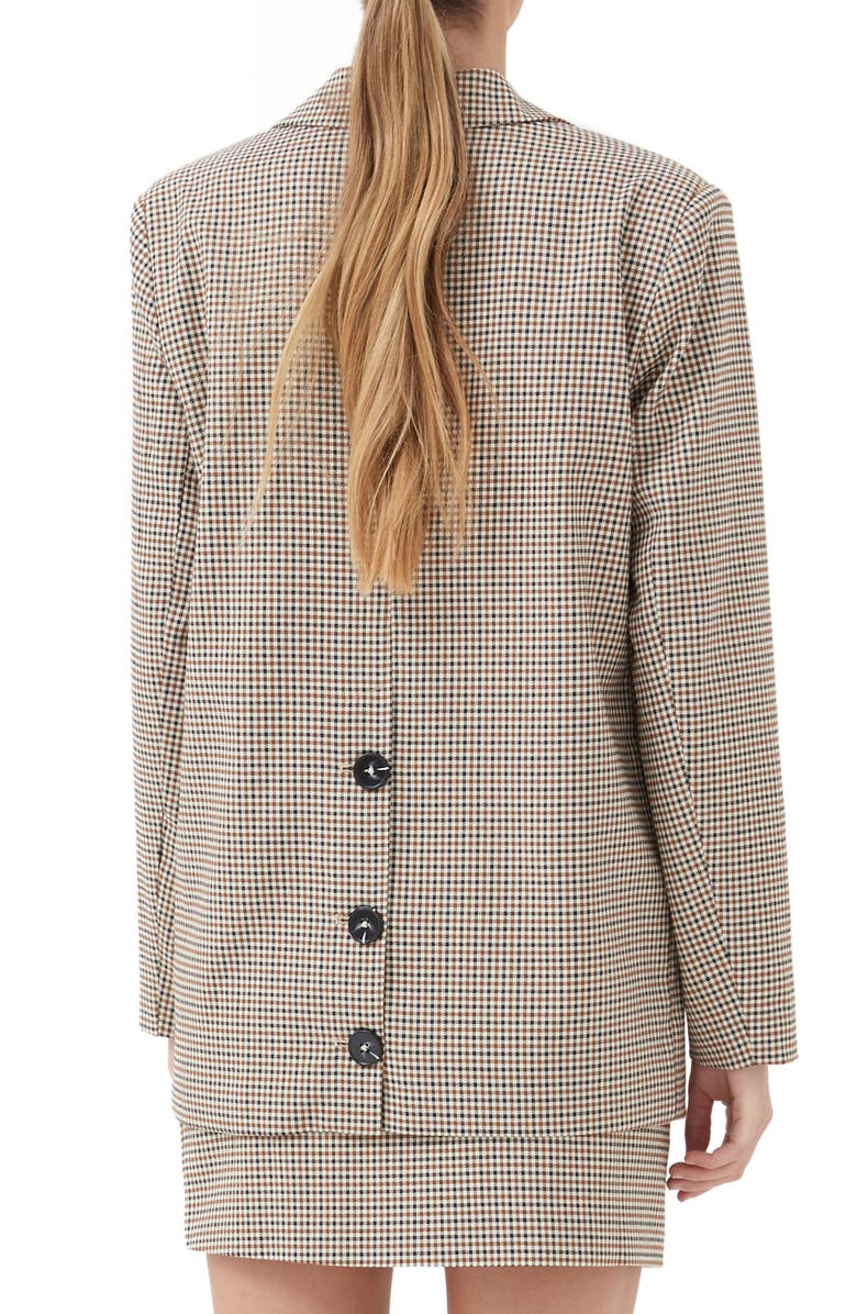 4th & Reckless Kiva Check Oversize Blazer, Alternate, color,