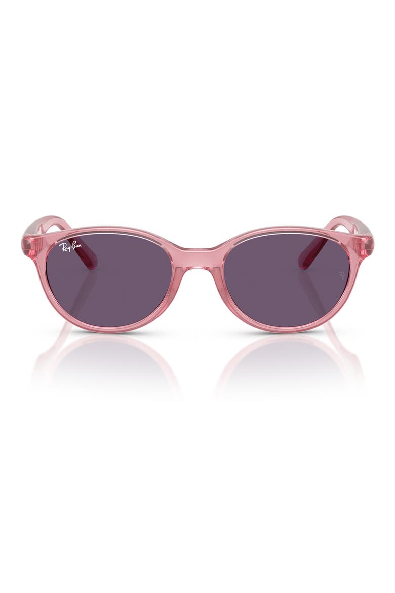 Kids' 45mm Oval Sunglasses, Main, color, TRANSITION PINK