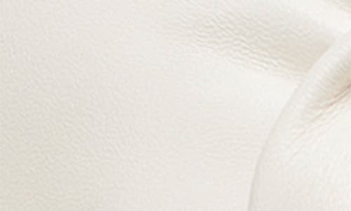 Stuart Weitzman Cece Twisted Leather Ring Slide Sandals In Cream.