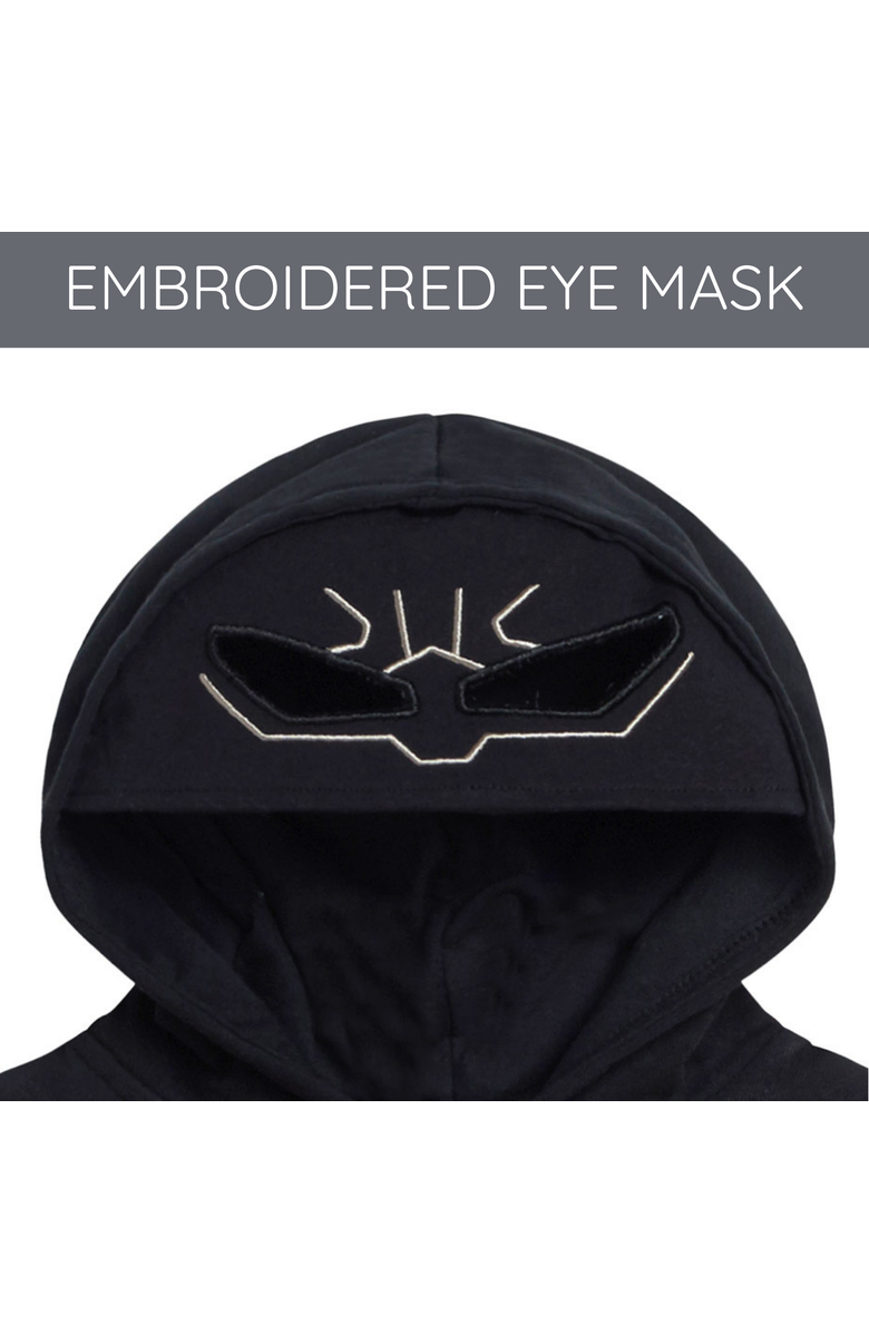 Marvel Avengers Cosplay Fleece Zip-Up Hoodie, Alternate, color, Black Panther Black