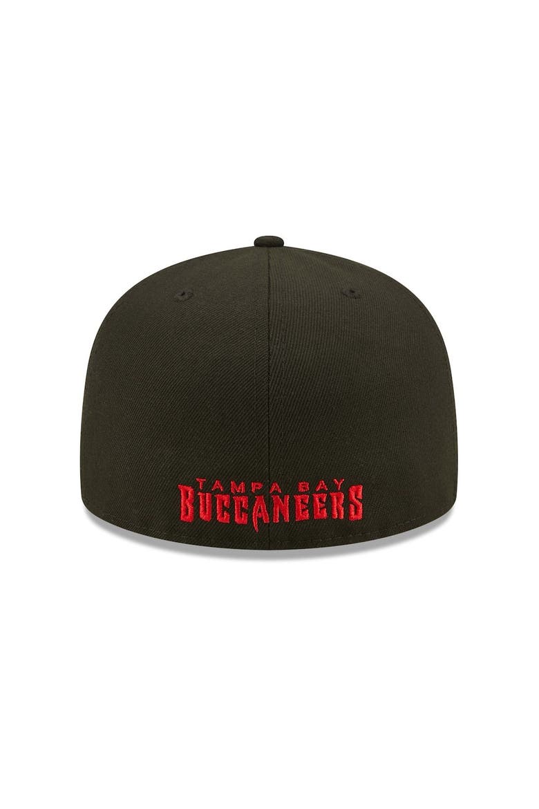 Men's New Era Black Tampa Bay Buccaneers  Flawless 59FIFTY Fitted Hat, Alternate, color, Black