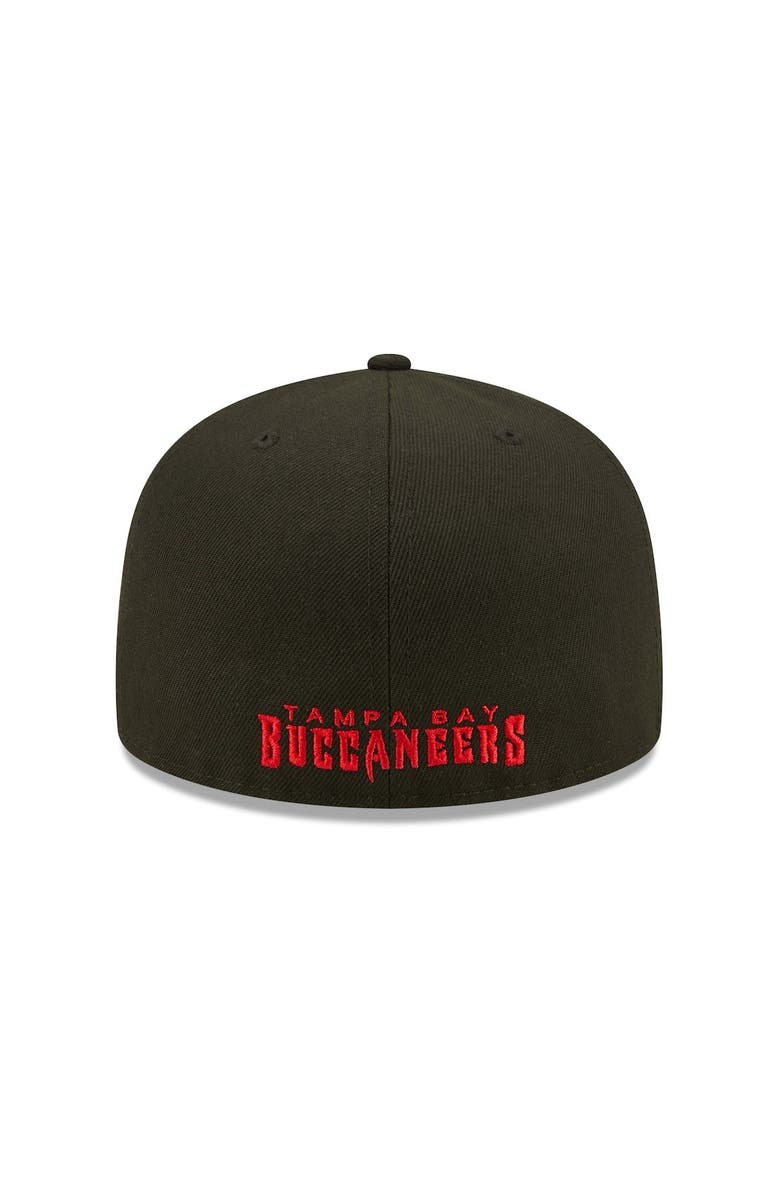 New Era Men's New Era Black Tampa Bay Buccaneers Flawless 59FIFTY Fitted Hat, Alternate, color,