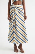 A.L.C. Diagonal Stripe Maxi Skirt