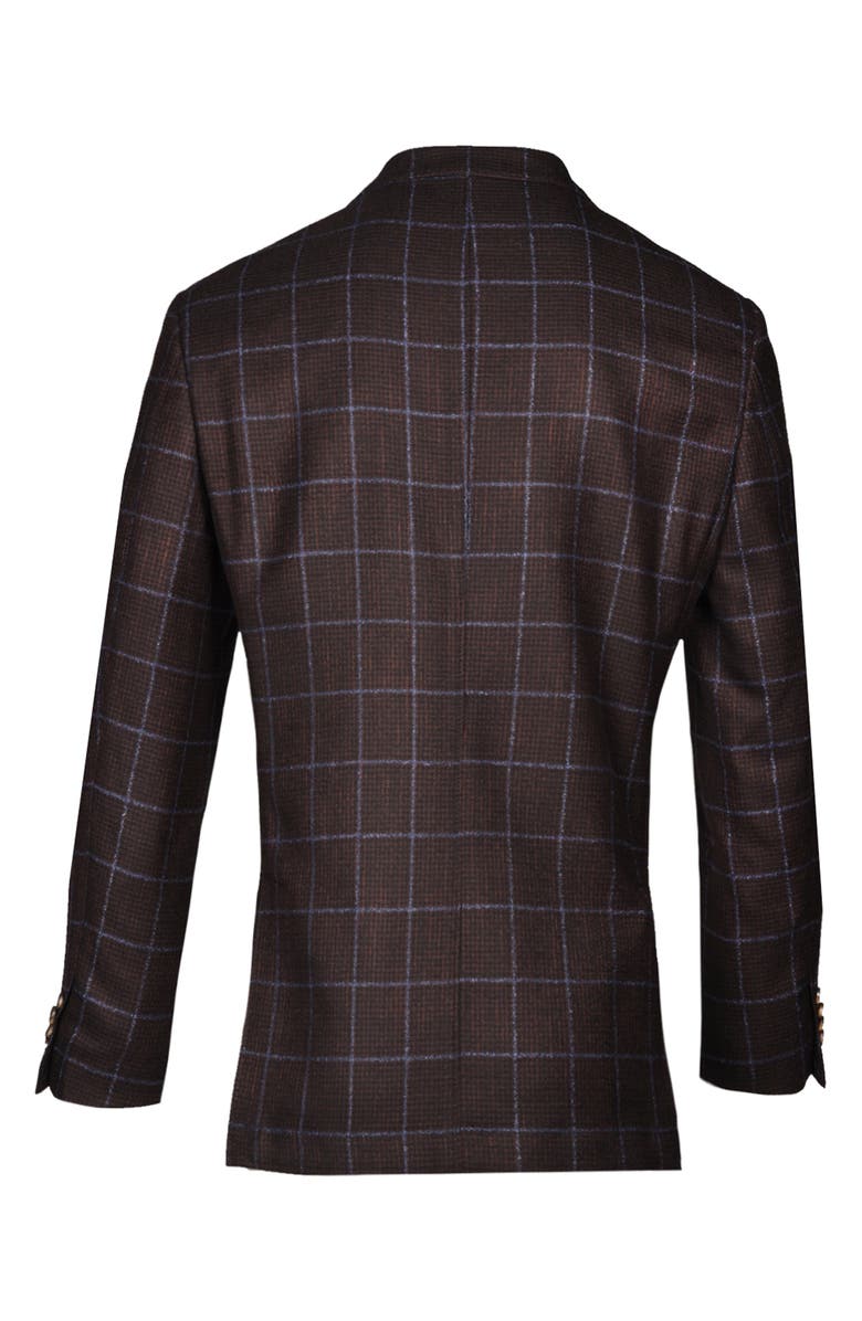 FLYNT Windowpane Plaid Wool Blend Sport Coat, Alternate, color,