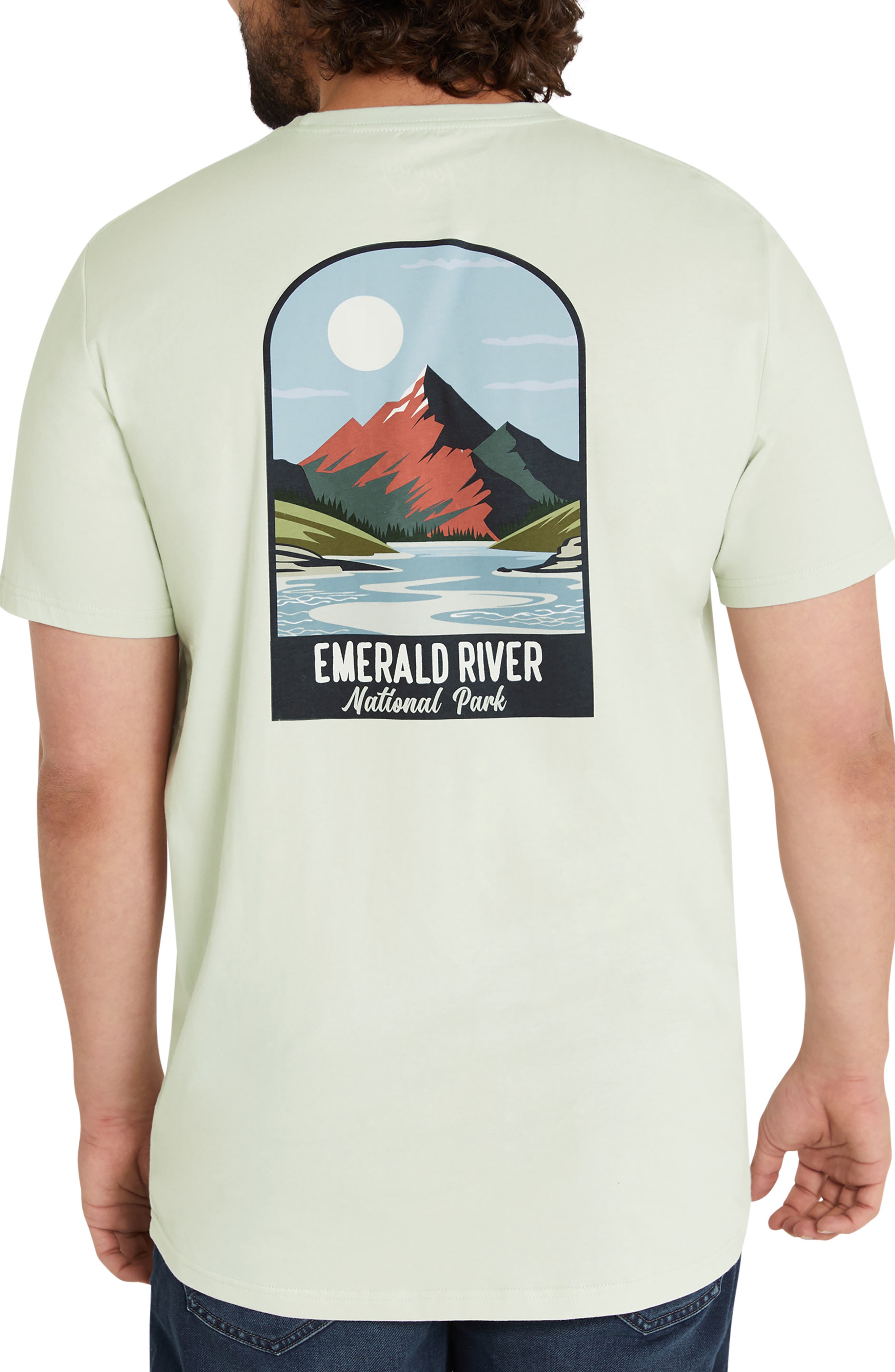 Johnny Bigg Emerald River Longline Graphic T-Shirt (Men) | Nordstrom