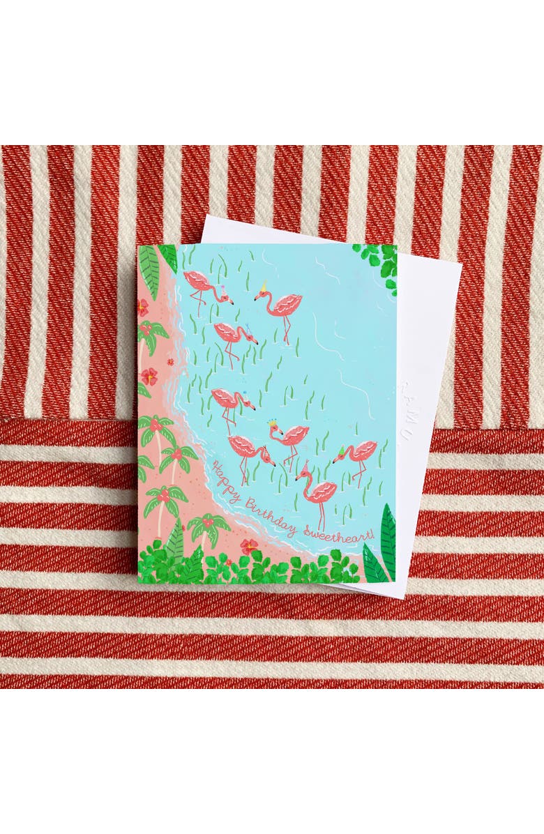 Ramus & Co Birthday Greeting Card Pack Sets (3 ct, Assorted) Birth Month Flowers, I Heard You Turned 30, Flamingo Party, Alternate, color, Multi-Pack