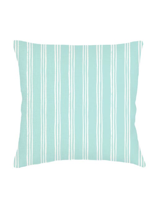 ANAYA ANAYA OCEAN DRIFT LINEN PILLOW WITH DOWN ALTERNATIVE INSERT 