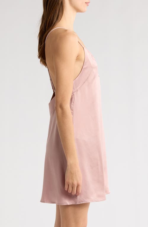 Nordstrom Sandwashed Silk Chemise In Pink Puff