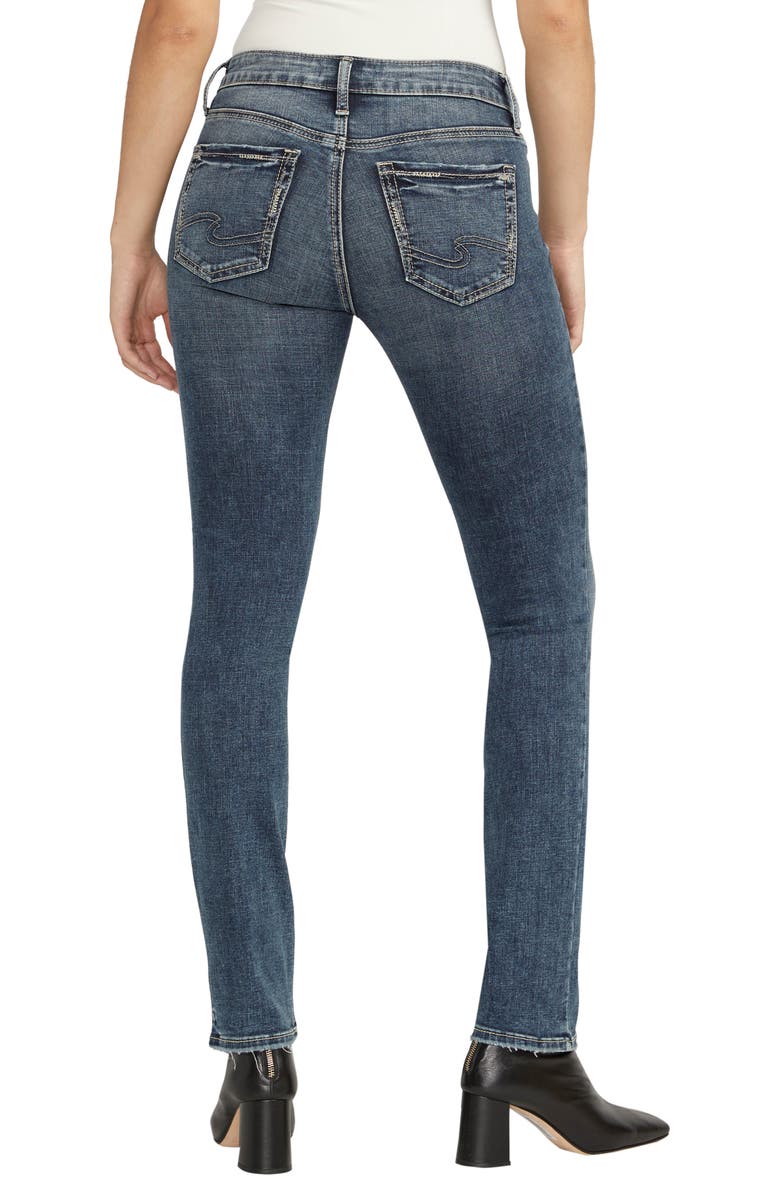 Silver Jeans Co. Suki Low Rise Straight Leg Jeans, Alternate, color, 