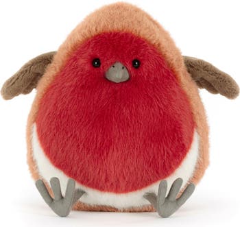 Plum Robin Stuffed Animal