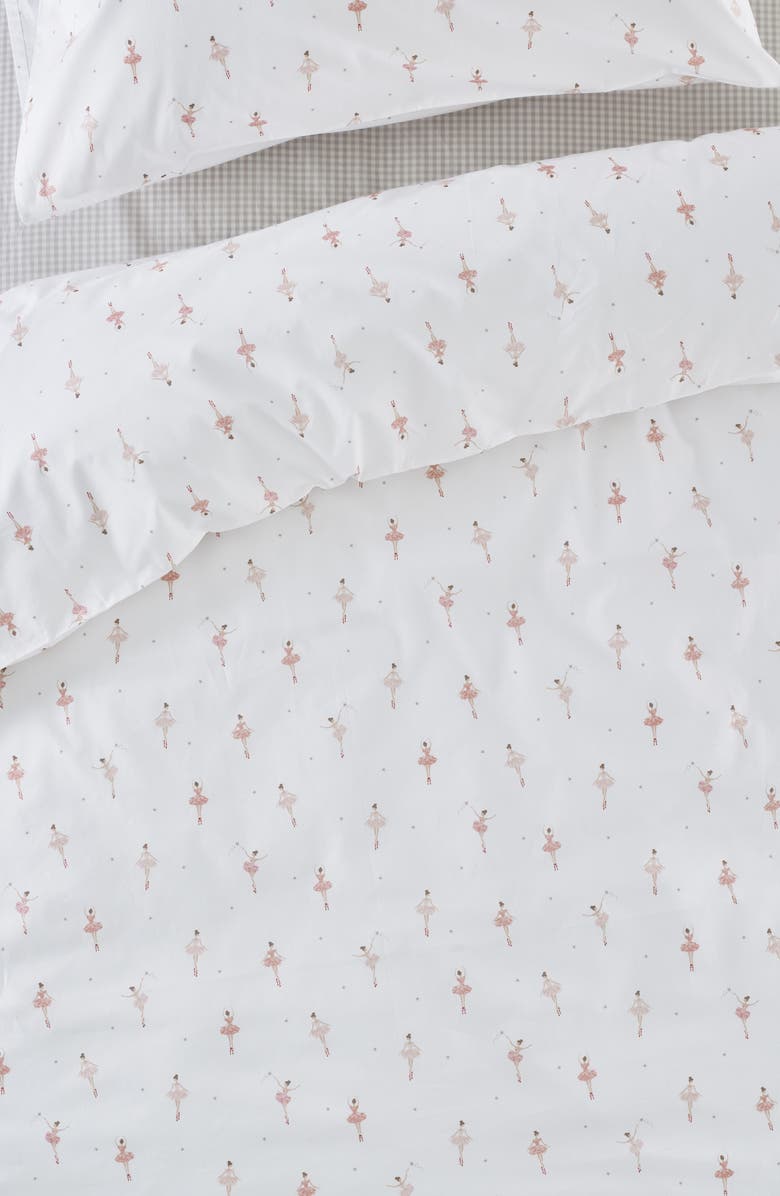 The White Company Ballerina Print Duvet Cover & Sham Set, Alternate, color, 