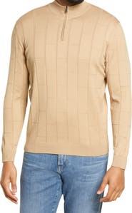 Bugatchi Half Zip Sweater