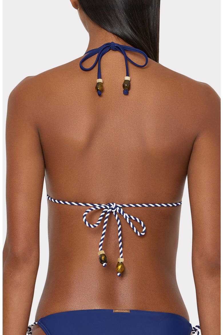 Two-Tone Rope Strap Bikini Top, Alternate, color, NAVY MULTI