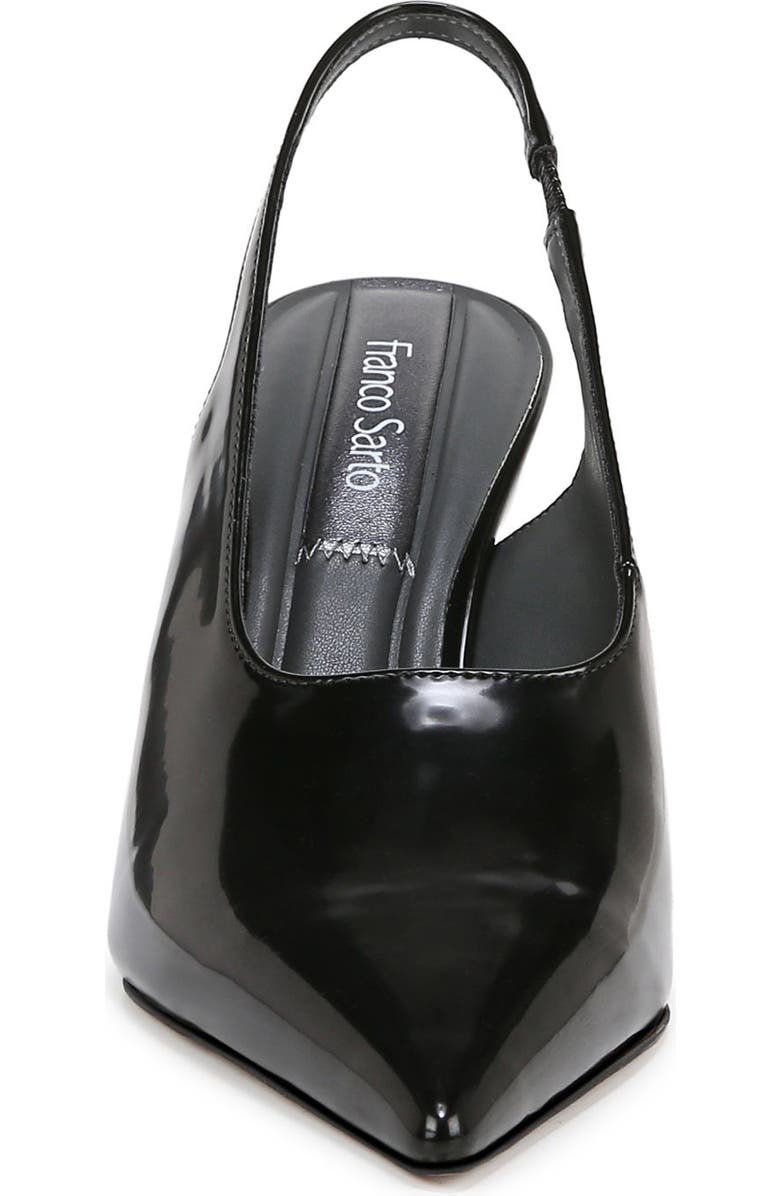 Franco Sarto Sorrento Slingback Pointed Toe Pump, Alternate, color, Black
