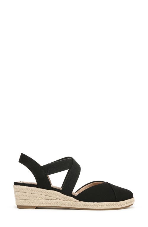 LIFESTRIDE LIFESTRIDE KIMBALL SLINGBACK ESPADRILLE PLATFORM WEDGE 