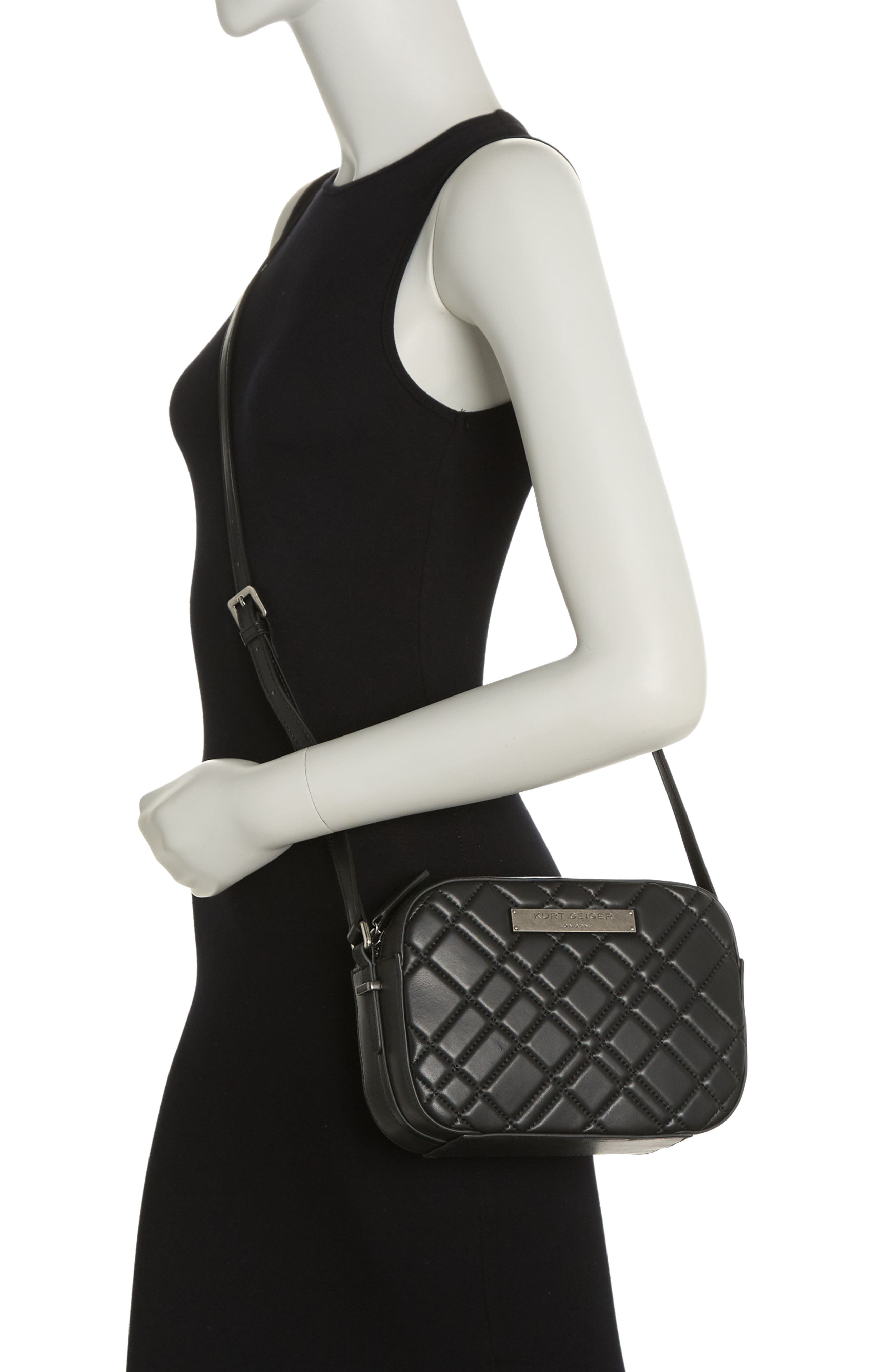 Kurt Geiger London Brixton Quilted Camera Bag, Alternate, color, 