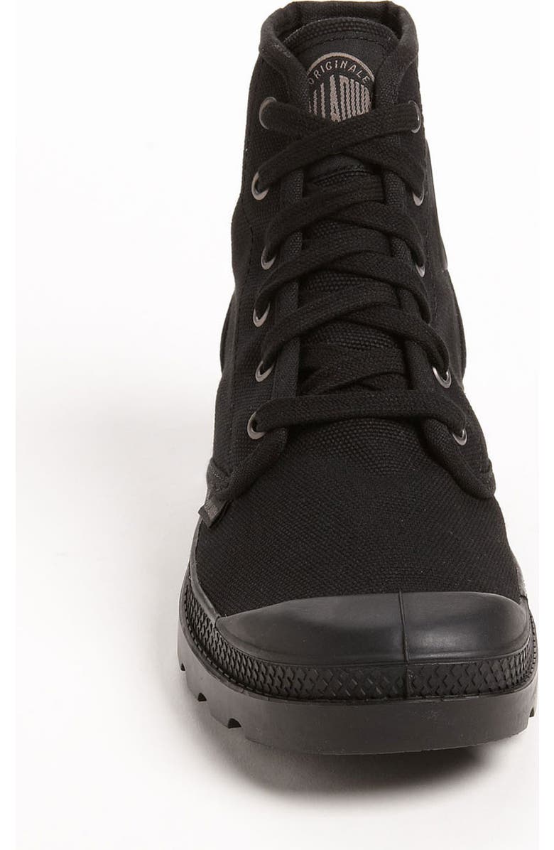 Palladium Pampa Hi Canvas Boot, Alternate, color, Black/ Black