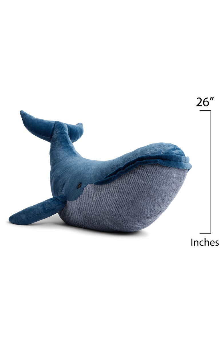 Jellycat Gilbert the Great Blue Whale Gigantic Stuffed Animal, Alternate, color, Blue