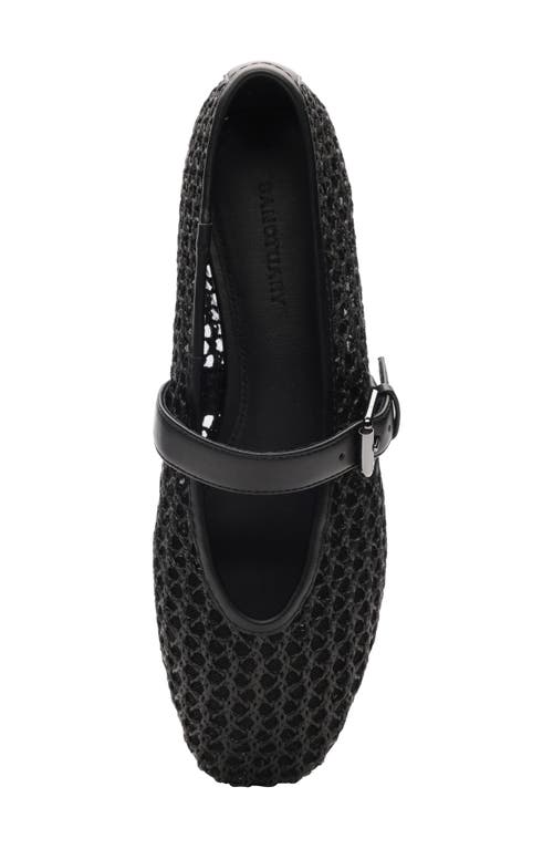 Sanctuary Gia Mary Jane Flat In Black
