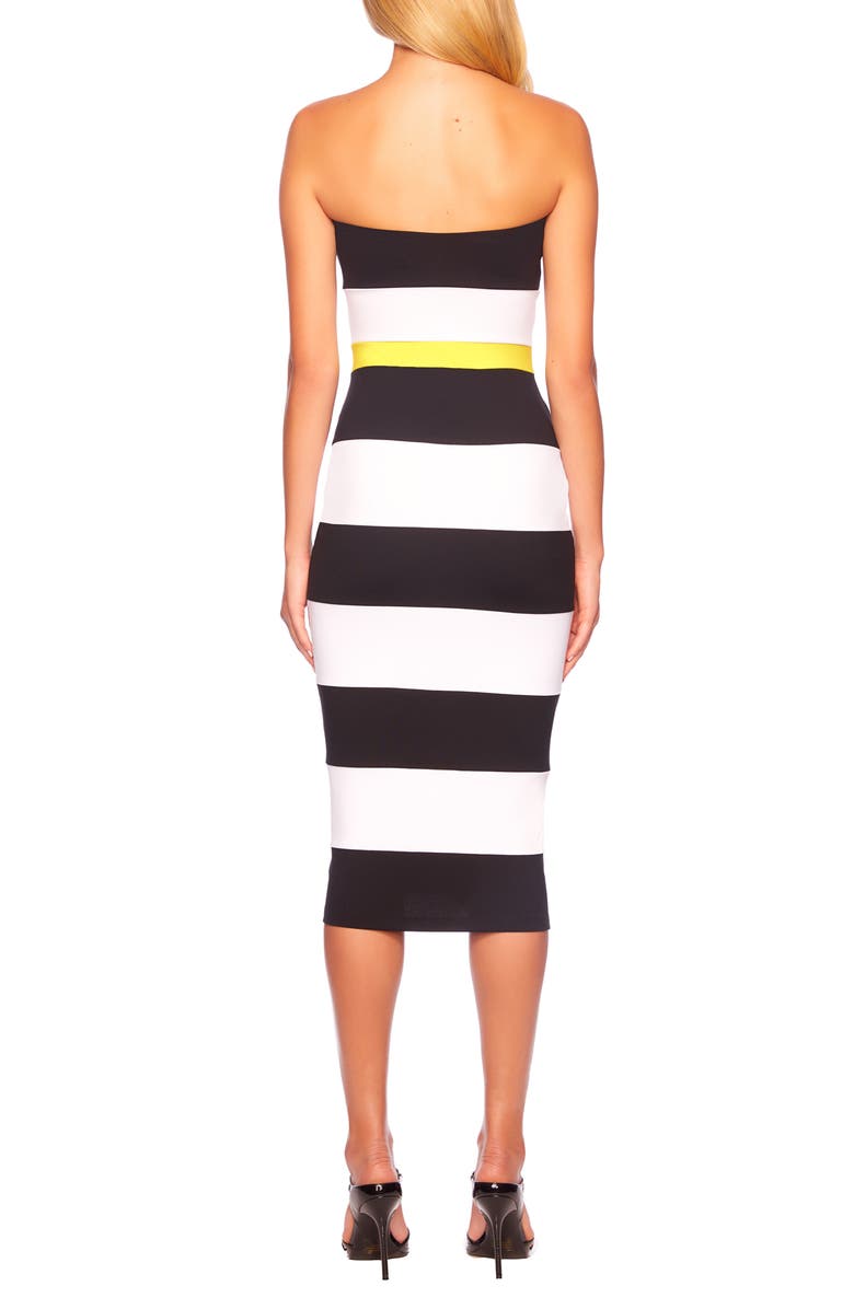 Susana Monaco Stripe Tube Dress, Alternate, color, 