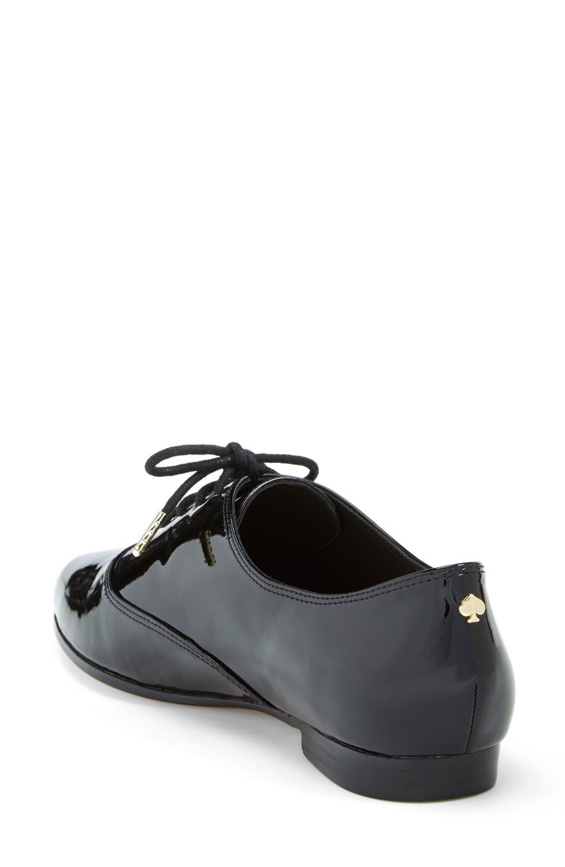 'carmila' oxford (Nordstrom Exclusive), Alternate, color, BLACK PATENT