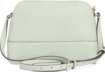 southport ave hannah leather crossbody bag