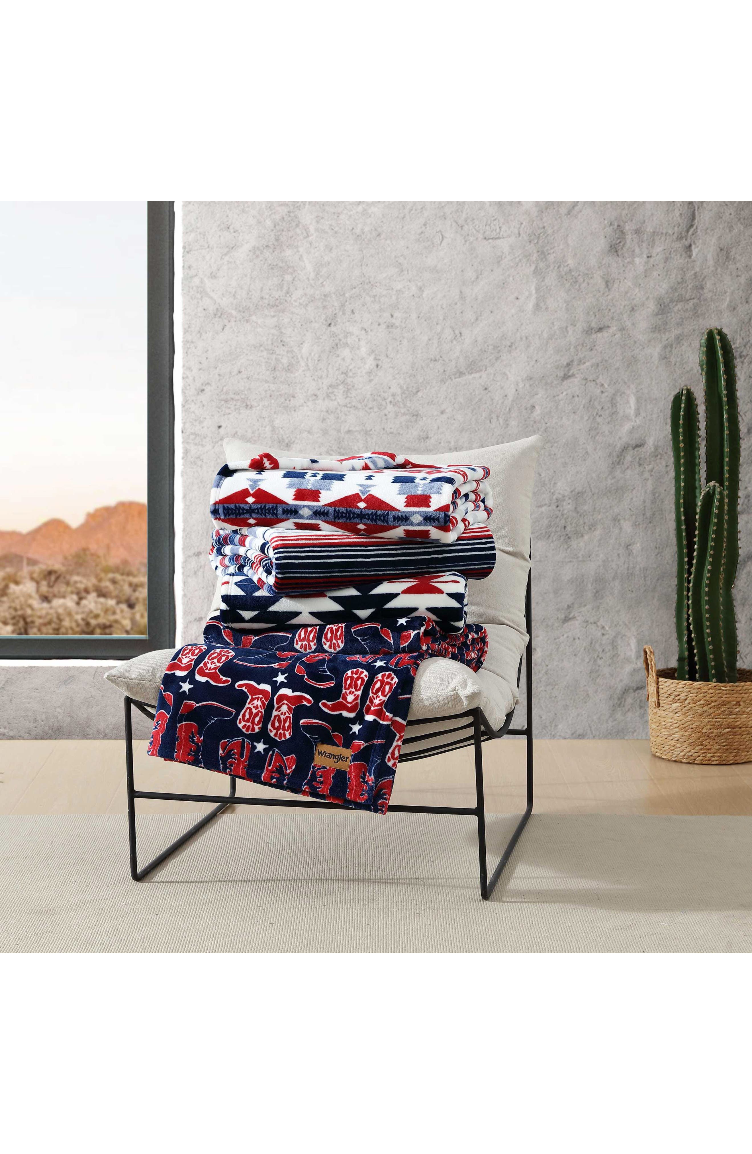 Nolan Soft Plush Fleece Throw