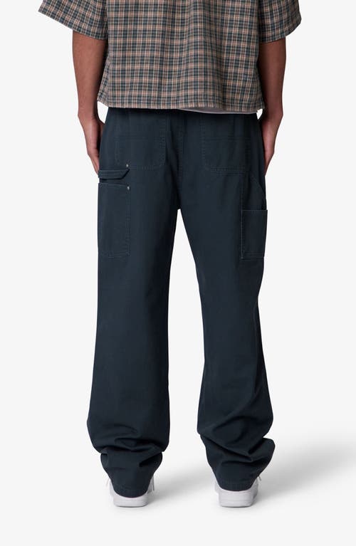 Mnml Ultra Baggy Chinos In Blue
