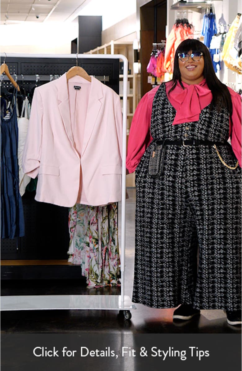 Abbie Ruched Sleeve Blazer, sales video thumbnail