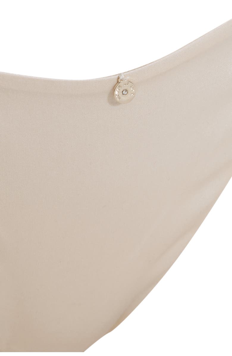 House Of Silk Silk Triangle Thong, Alternate, color, Champagne