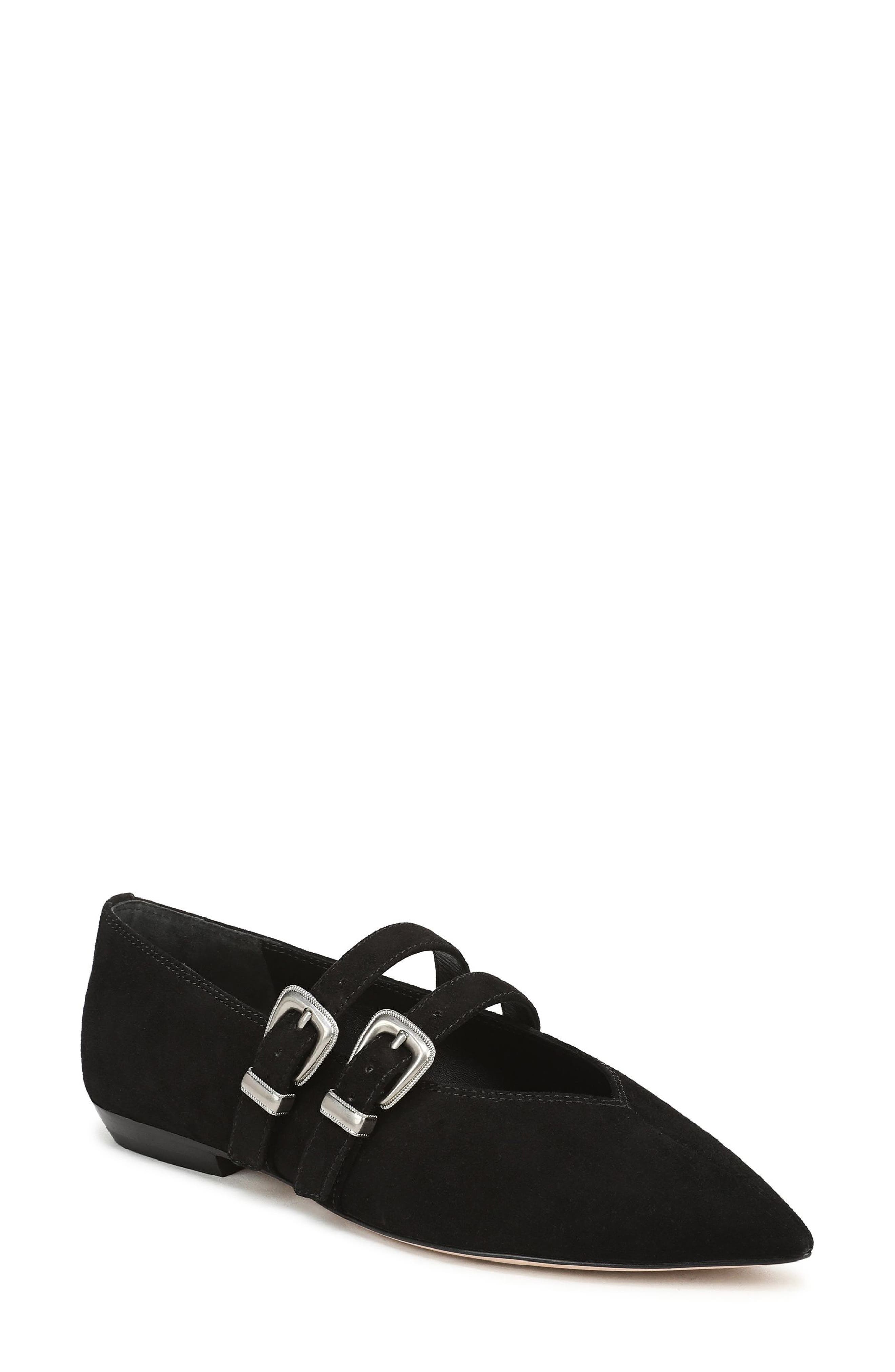 Veronica Beard Bancroft Pointed Toe Mary Jane Flat, Main, color, 