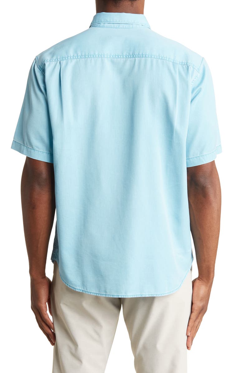 Tommy Bahama Tahitian Twilly Short Sleeve Cotton & Tencel<sup>®</sup> Button-Up Shirt, Alternate, color,