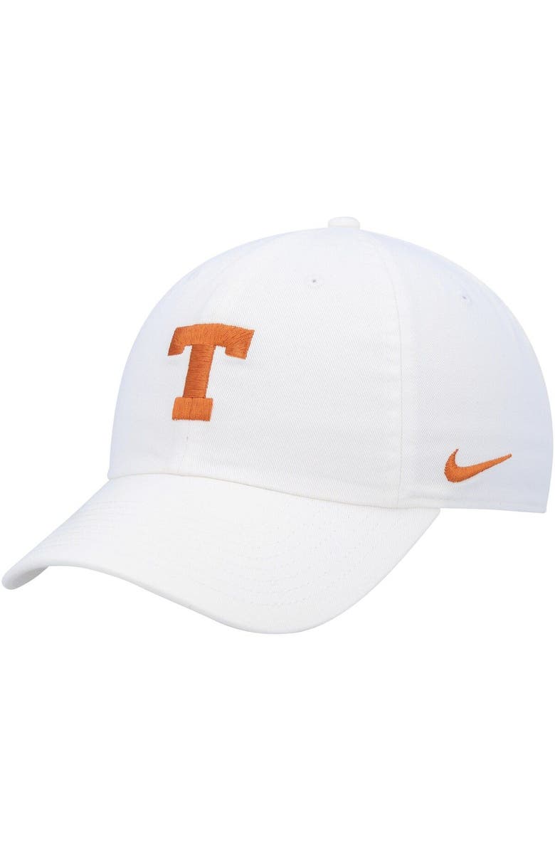 Nike Men's Nike White Texas Longhorns Heritage86 Logo Performance Adjustable Hat, Main, color, 