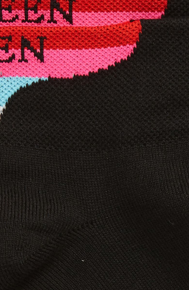 McQueen Alexander McQueen Logo Ankle Socks, Alternate, color, 