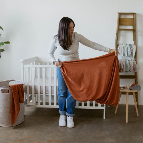 Parker Baby Co. Crib Sheets In Clay